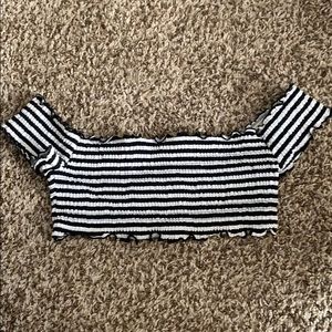 vs pink off the shoulder bikini top